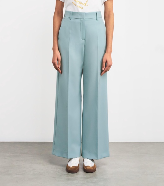 Virgin Wool Tailored Trousers