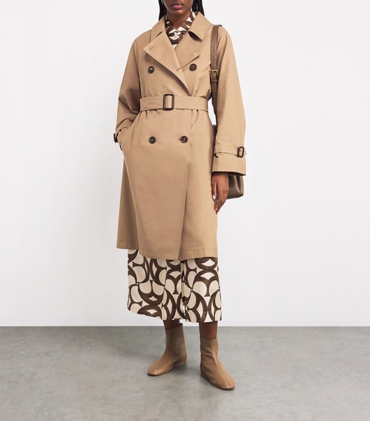 Water-Repellent Trench Coat