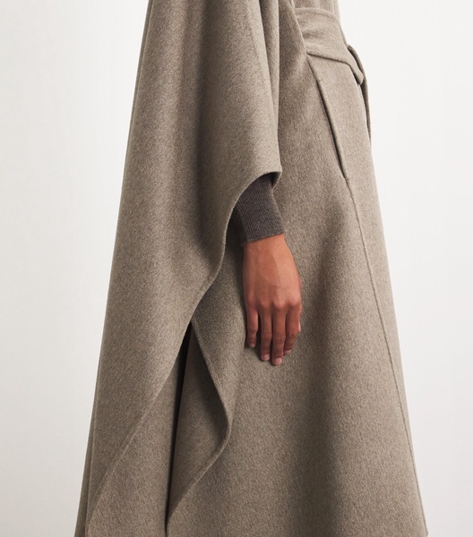 Cashmere Muretto Belted Cape