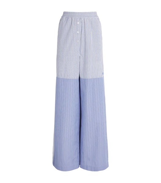 Organic Cotton Striped Trousers