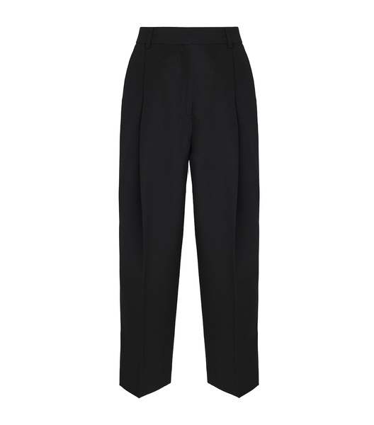 Pleated Straight Trousers