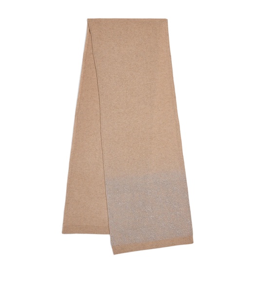 Cashmere Crystal-Embellished Scarf