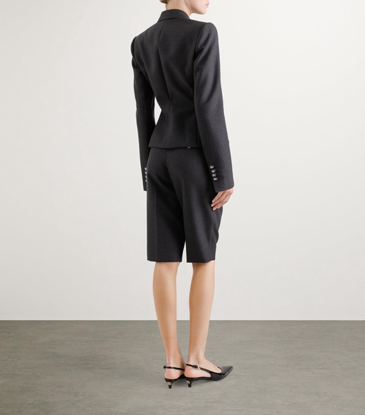 Virgin Wool Fitted Blazer