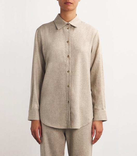 Lambswool-Cashmere London Pyjama Shirt