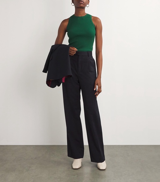 Straight-Leg Trousers