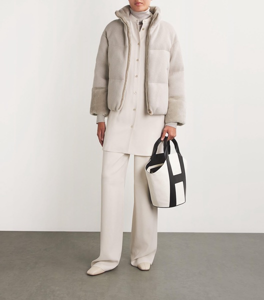 Cashmere Quilted PufferJacket
