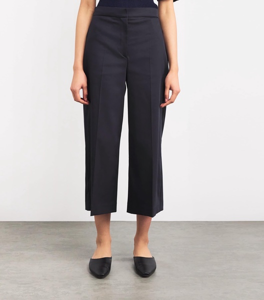 Cotton-Blend Temple Light Trousers