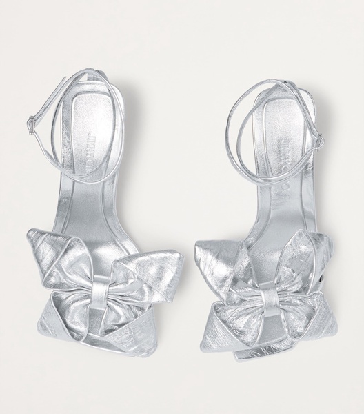 Staz 90 Metallic Lambskin Sandals