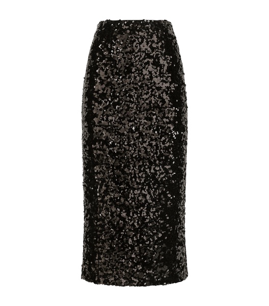 Sequinned Midi Pencil Skirt