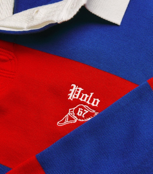 Cotton Knit Rugby Shirt