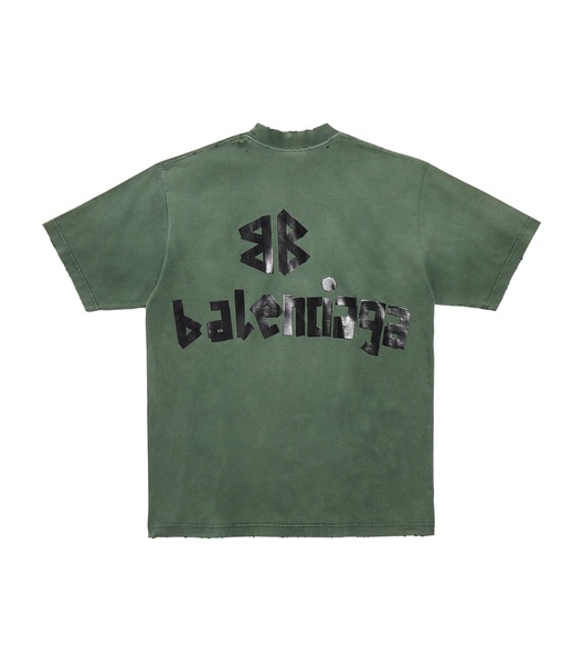 Tape cotton-blend jersey T-shirt