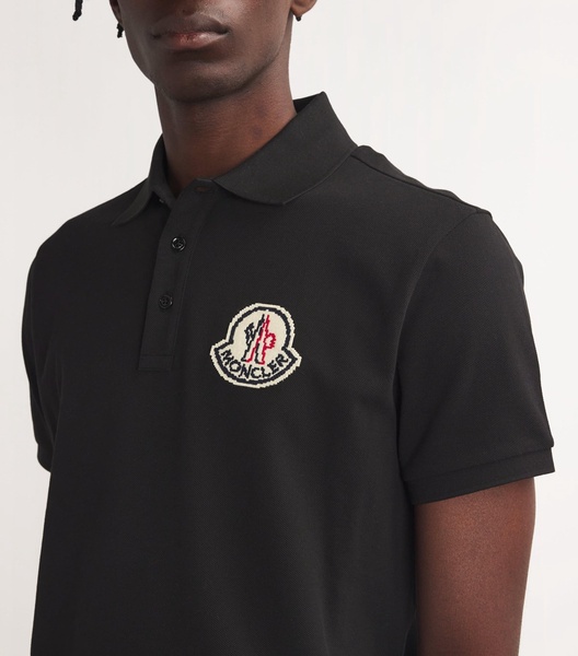Piqué Cotton Logo Polo Shirt