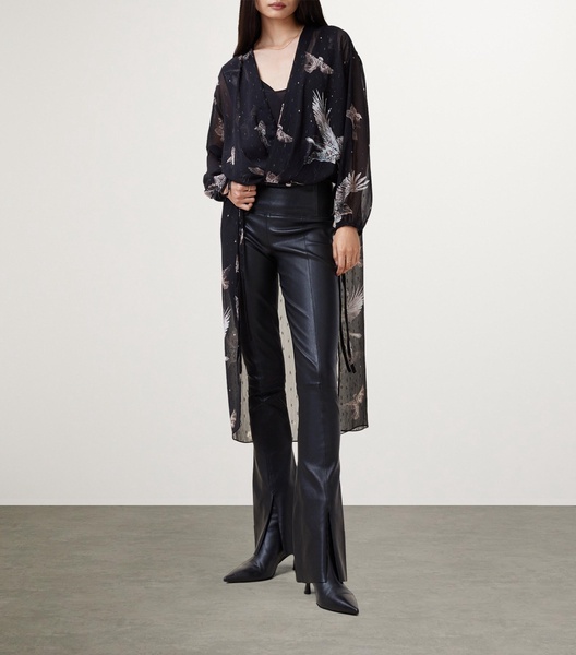 Sheer Printed Avala Top