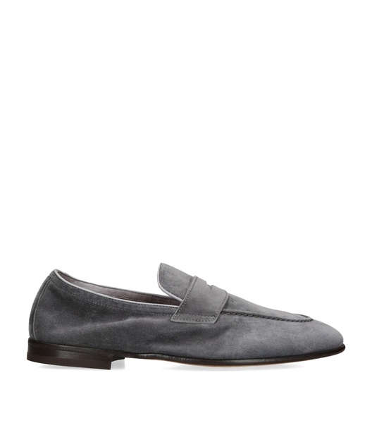 Suede Penny Loafers