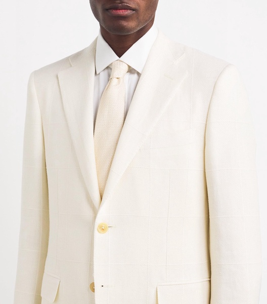 Check-Stitch Blazer