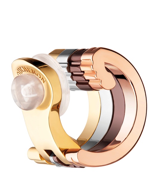 Mixed Gold and Diamond Quatre Classique Single Ear Clip