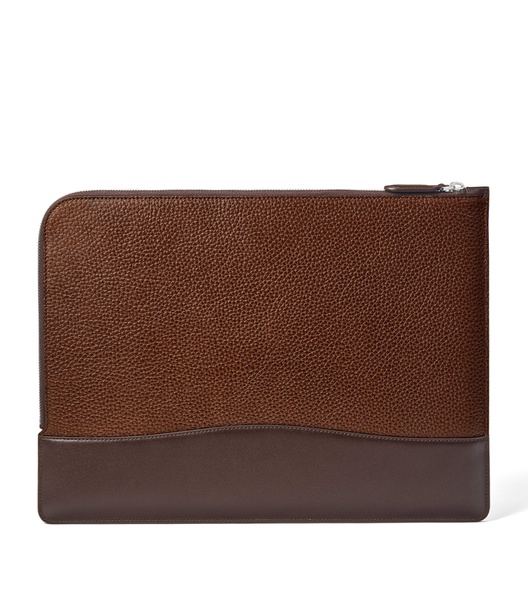 Leather Mount Street Laptop Case