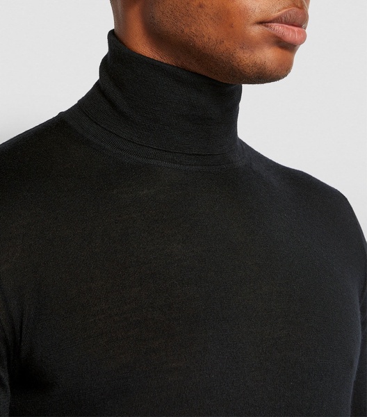 Cashmere-Silk Rollneck Sweater
