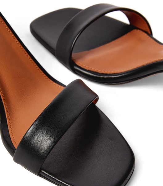 Leather Chain-Detail Sandals 50