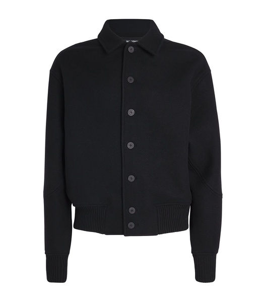 Virgin Wool Bomber Jacket