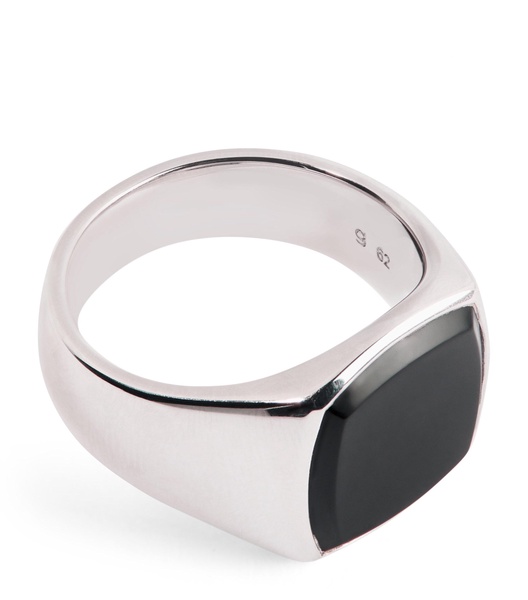 Polished Onyx Kay Signet Ring