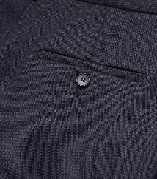 Wool-Blend Tailored Trousers
