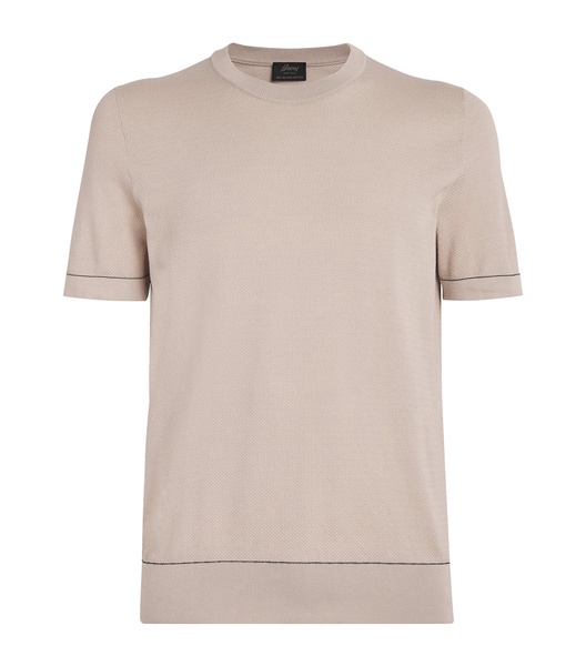 Sea Island Cotton Knitted T-Shirt