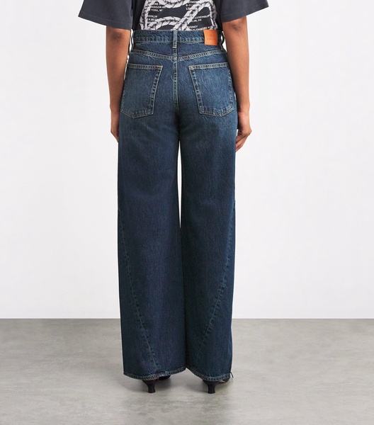 Wide-Leg Brie Jeans