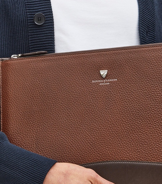 Leather Mount Street Laptop Case