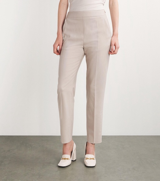 Stretch Straight Tailored Trousers