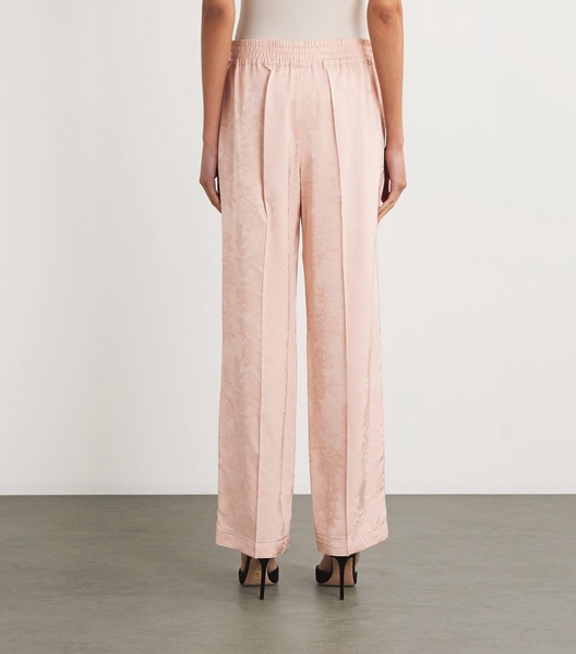 Satin Jacquard Trousers