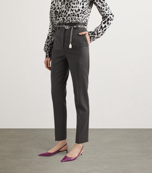 Virgin Wool Tailored Trousers