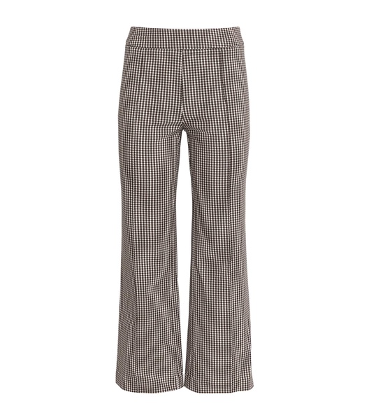 Check Print Knack Trousers