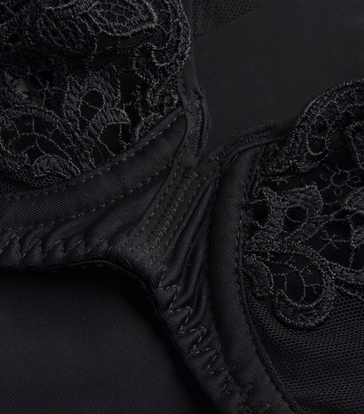 Embroidered Saga Plunge Bra