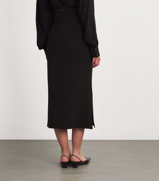 High-Waist Tolmin Midi Pencil Skirt