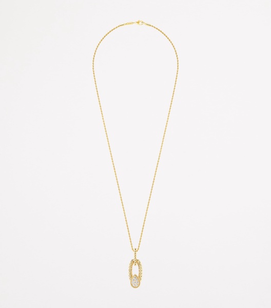 Yellow Gold and Diamond Serpent Bohème Vintage Necklace