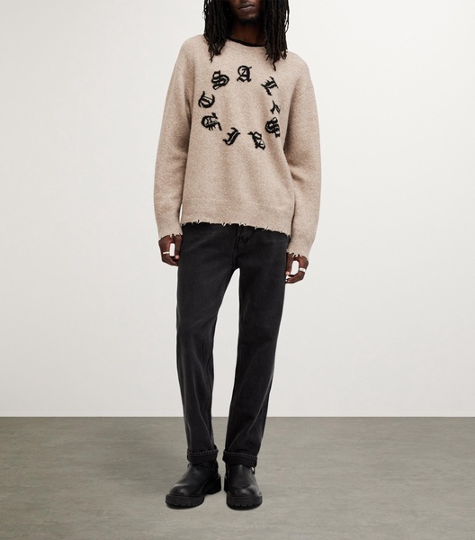 Wool-Blend Scripture Sweater
