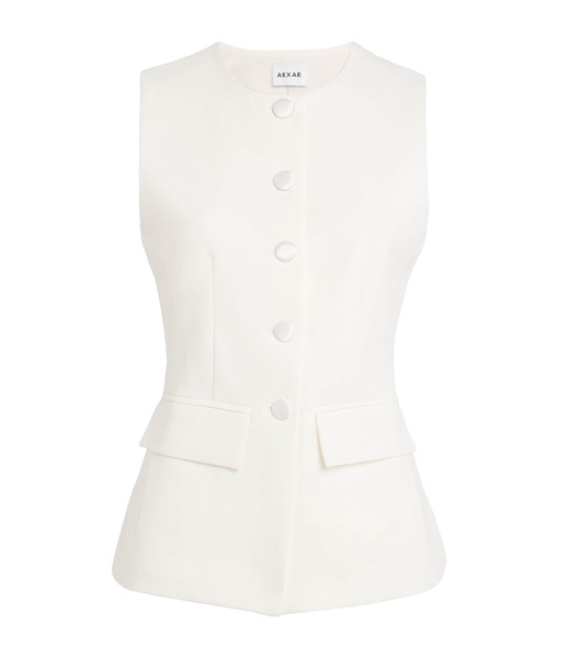 Wool Twill Waistcoat Top