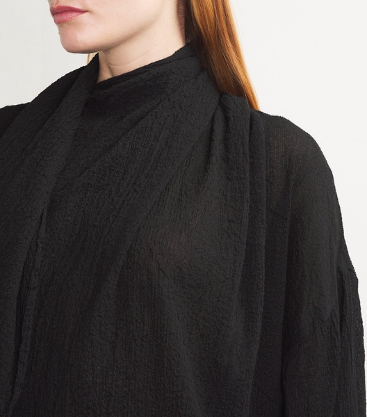 Karami Wool Tie-Neck Blouse