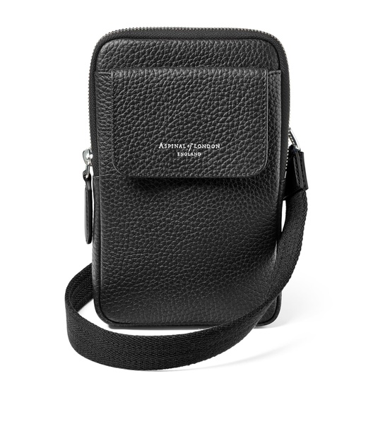 Leather Cross-Body Phone Pouch