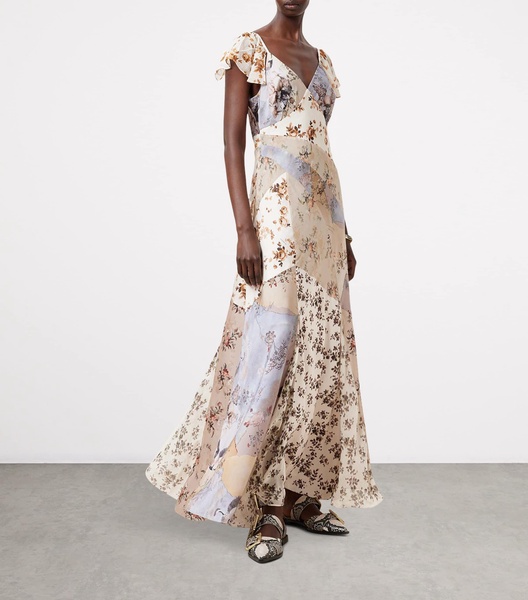 Floral Patch Lala Maxi Dress