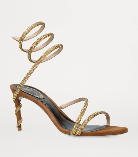 Suede Embellished Margot Sandals 80