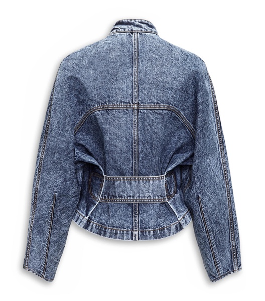 Denim Round Jacket