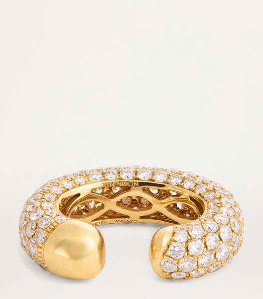Yellow Gold and Diamond Cosmo Single Ear Cuff