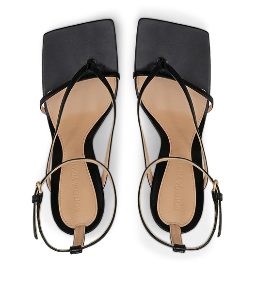 Leather Stretch Sandals 90