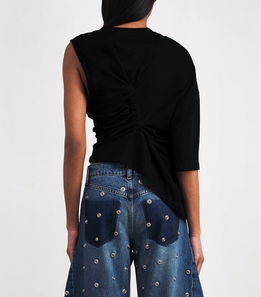 Organic Cotton One-Sleeve Top