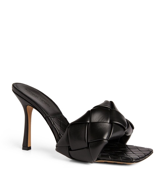 Quilted Leather Lido Mules 90