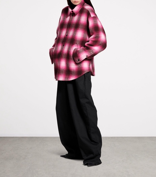 Wool Plaid Jacket