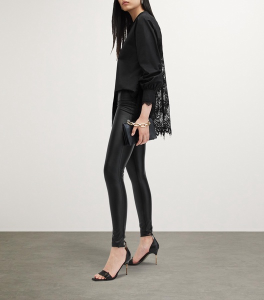 Lace-Trim Ethel Shirt