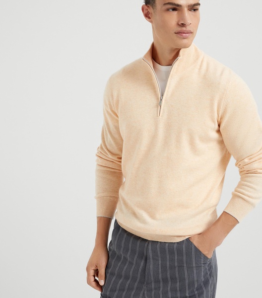 Cashmere Half-Zip Sweater
